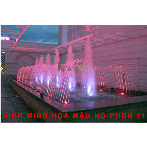 mẫu hồ phun nước