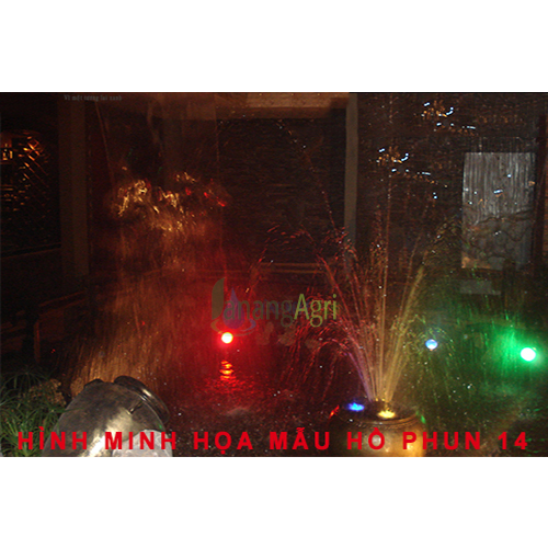mẫu hồ phun nước
