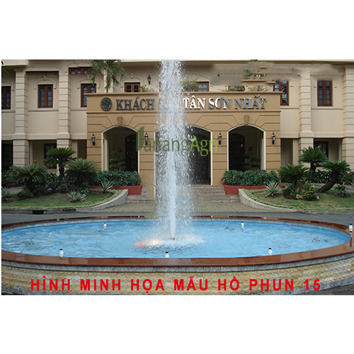 mẫu hồ phun nước