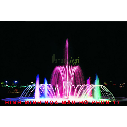 mẫu hồ phun nước