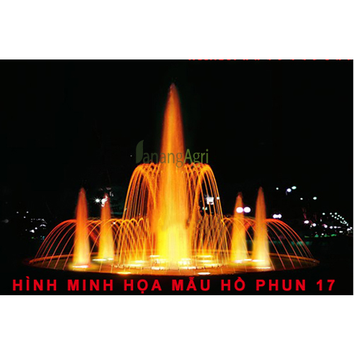 mẫu hồ phun nước