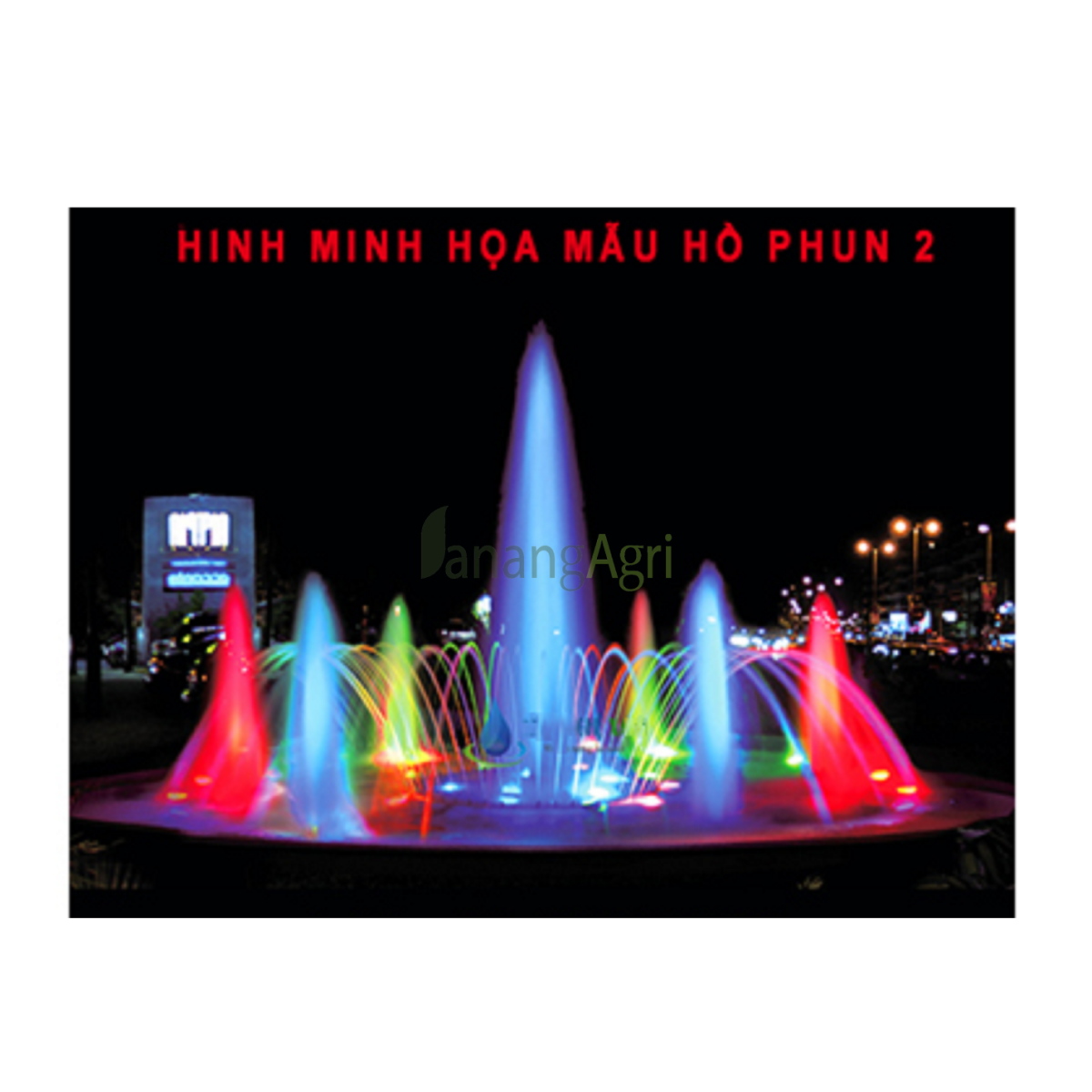 mẫu hồ phun nước
