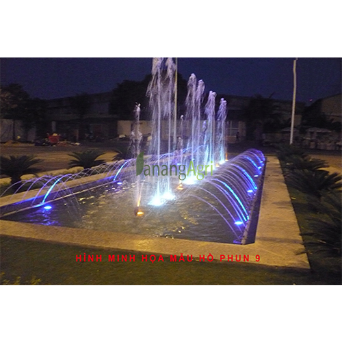 Mẫu hồ phun nước